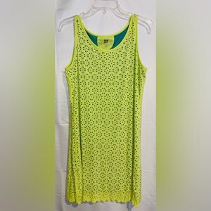 Title Nine Nimblene Illusion Eyelet Laser Cut Athletic Stretch Dress